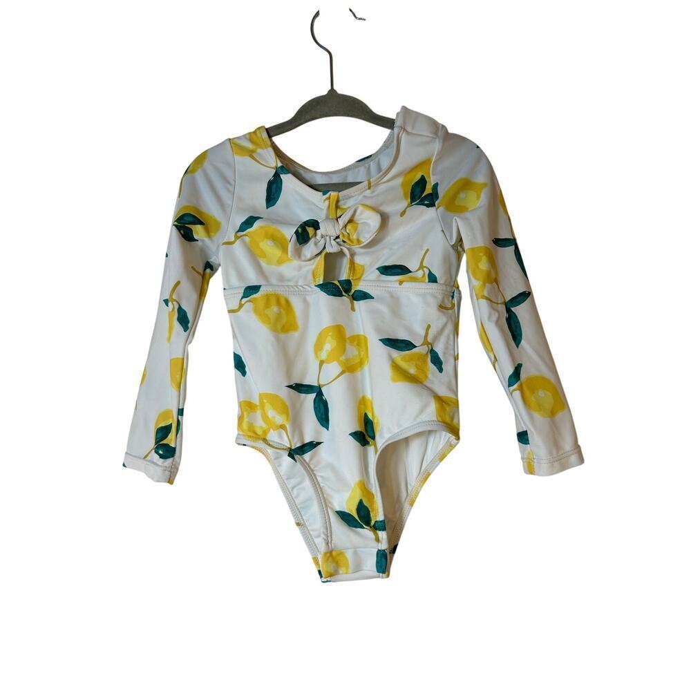 JESSICA SIMPSON Girl’s One Piece RashGuard Swim Suit / Size: 24 Months
